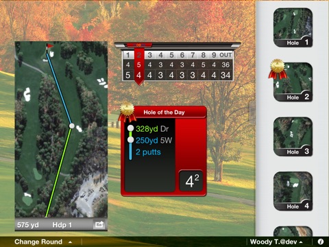 GolfSites Recap™ - Track & Share your Golf statistics for the iPad screenshot 2