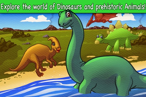 Amazing Dino World Shape Puzzles - The Jurassic Dinosaurs Learning Puzzle For Kids And Toddlers PREMIUM Edition screenshot 3