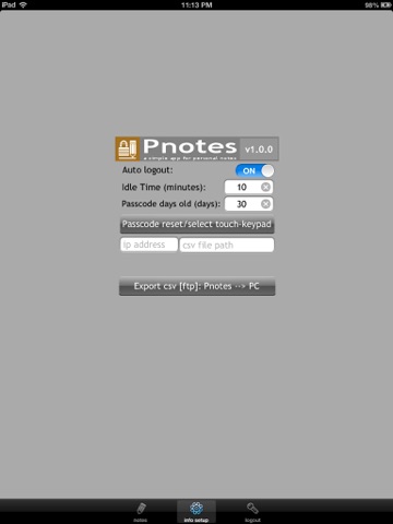 PnotesPadLite screenshot 4