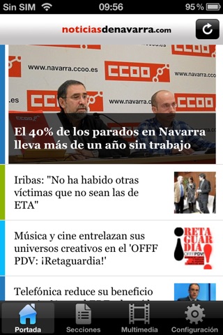 Noticias de Navarra, el periódico de todos los navarros screenshot 2