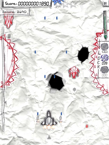 Shock-X. HD - Space shooter wars paper screenshot 3