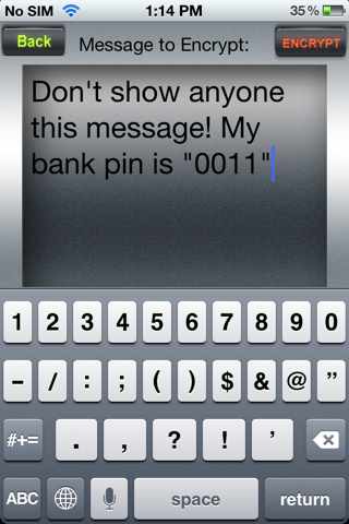 Secure Texting - Password protect your text messages with text encryption - Secure Smsのおすすめ画像1