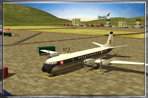 Classic Transport Plane 3D - Airport Jumbo Jet Simulator Parking Game screenshot 2