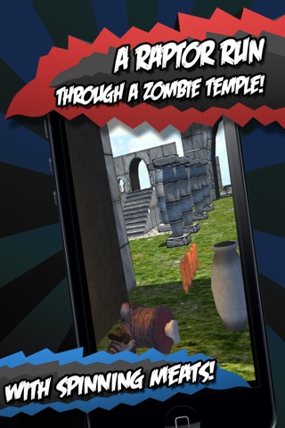 A Raptor Race (Through A Zombie Temple) screenshot 2