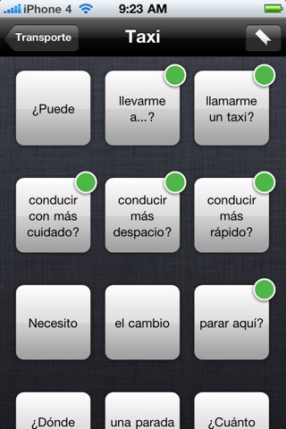 Spanish to English Voice Talking Translator Phrasebook EchoMobi Travel Speak LITE screenshot 3