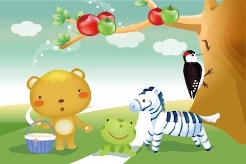 小熊采果子 Little Bear Lars - fruit picking day Lite screenshot 2