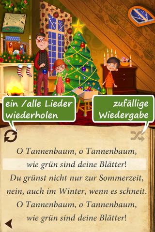 Uber Christmas Carols (German) | sing along ~ Free screenshot 4