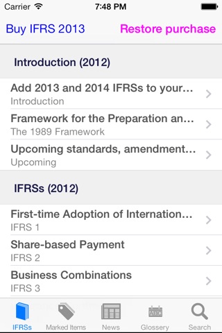 EU IFRS Made Mobile screenshot 2