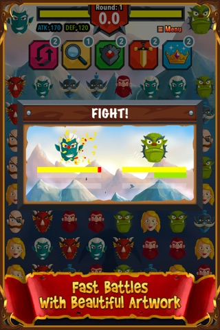 Battle of Thrones - Match 3 Multiplayer War Game screenshot 3