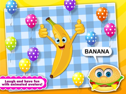 Abby Monkey® Shape Food Puzzle: First Words Learning Games for Toddlers and Preschool Explorers screenshot 3