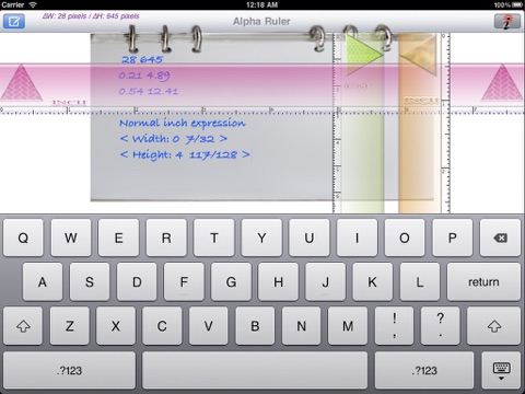 Alpha Ruler screenshot 3