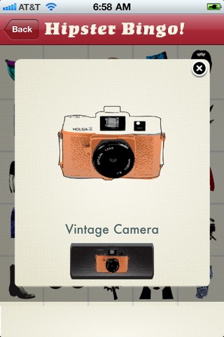 Hipster Bingo screenshot 2