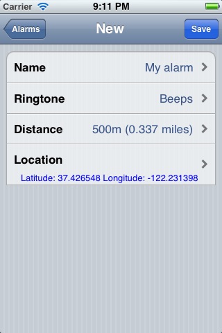 Geo Alarm Lite screenshot 3