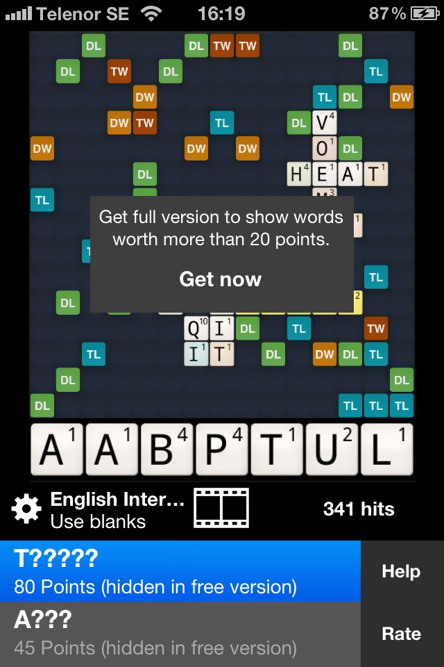 Wizard Free for Wordfeud screenshot 2