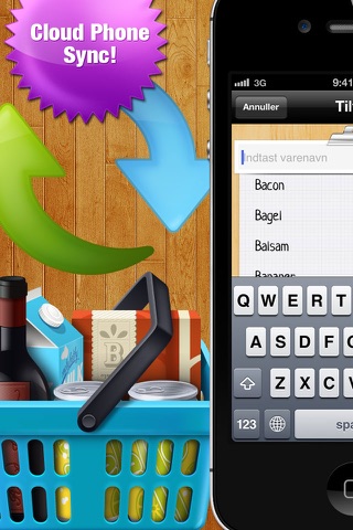Indkøbslisten Sync screenshot 2