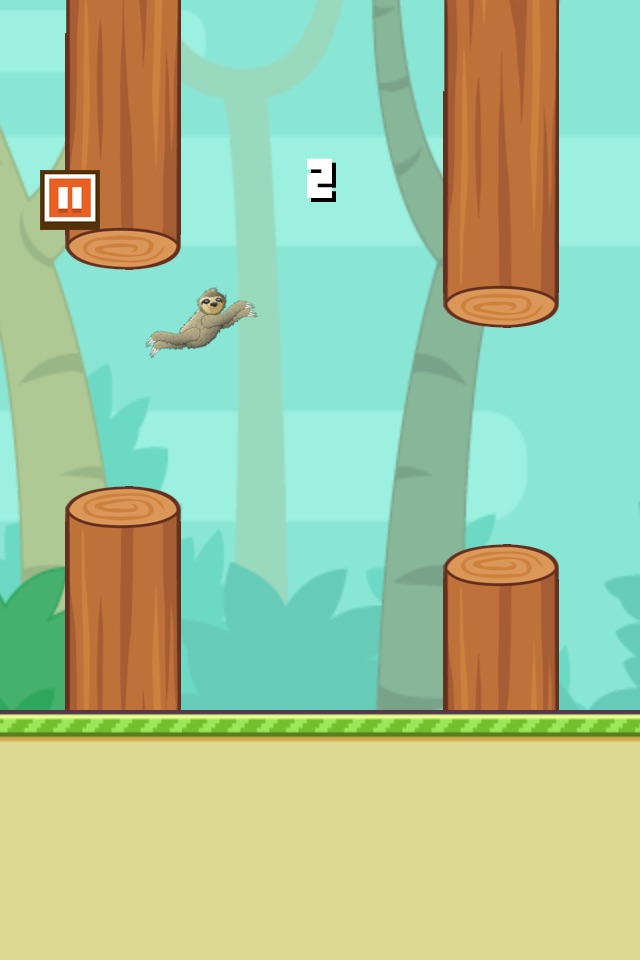 Flappy Sloth screenshot 4