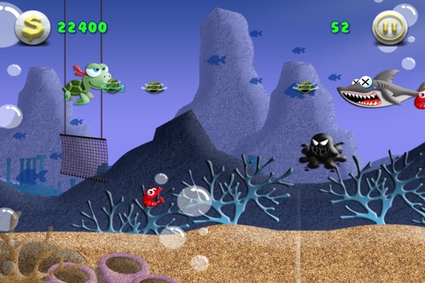 Sea Turtle Dash FREE - A Jetpack Reef Trail Adventure screenshot 4