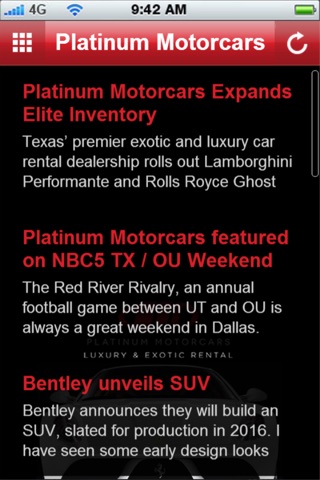Platinum Motorcars screenshot 3