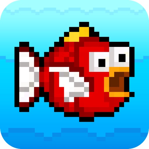 Floppy Fish - Tiny Flying Bird Fish Splashy Challenge