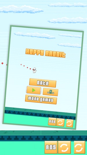 Hoppy Rabbit - Flappy Jumpy Flying Brave Bunny Fall(圖2)-速報App