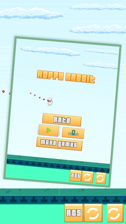 Hoppy Rabbit - Flappy Jumpy Flying Brave Bunny Fall