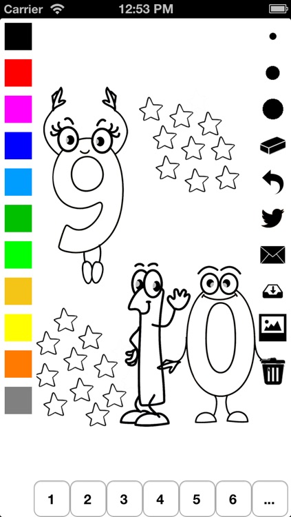 123 Coloring Book for Children: Learn to write and color numbers screenshot-3