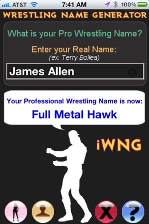 Wrestling Name Generator FREE