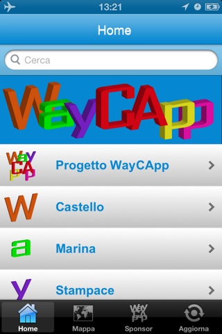 WayCApp Cagliari screenshot 2