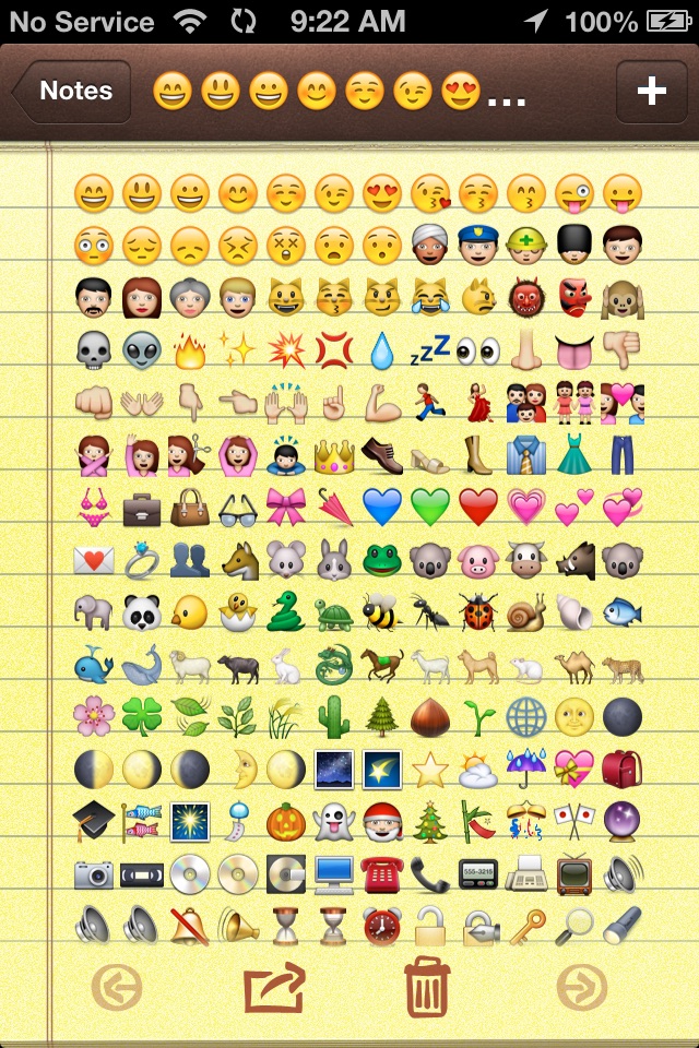 Emoji Characters and Smileys Free! screenshot 4