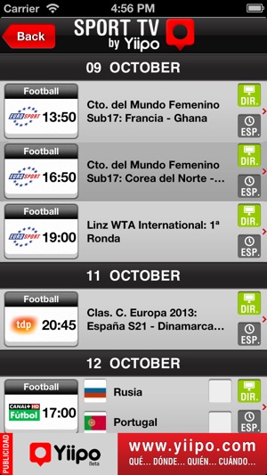 App para ver sportv no iphone