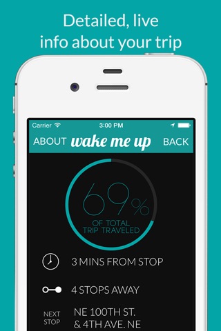 Wake Me Up - Metro Bus Alarm for Seattle screenshot 2
