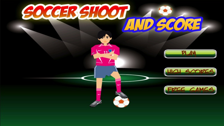 A Soccer Shoot and Score Game for Free 2014 Sports