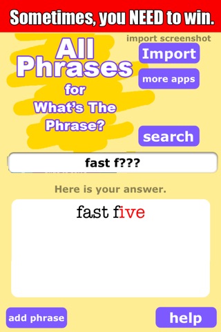 All Phrases Free Cheat for Whats The Phrase screenshot 4
