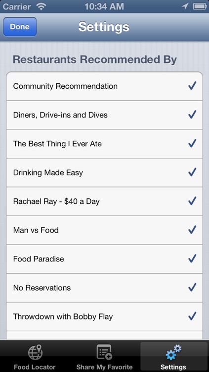 Best Restaurants Finder - For Food Network TV Channel screenshot-3