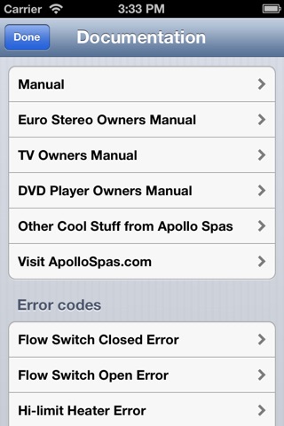 Apollo Spas screenshot 4