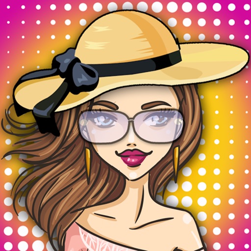 Active Girls Dress Up Salon Game - Fashion World Icon