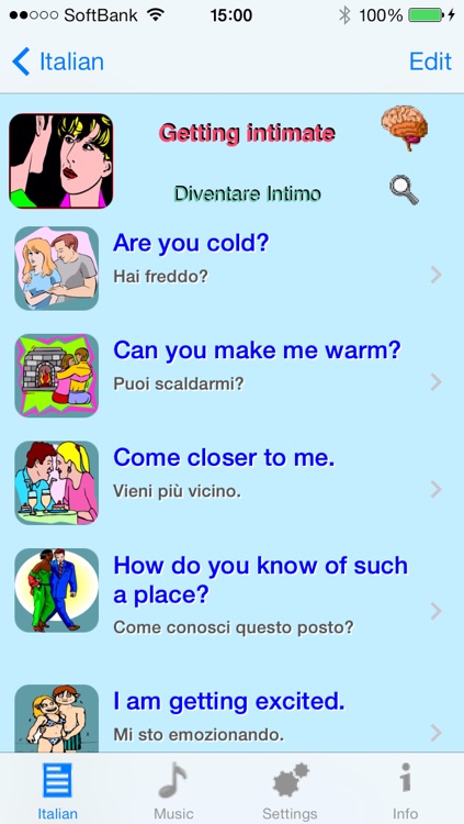 Italian - Talking English to Italian Translator and Phrasebook