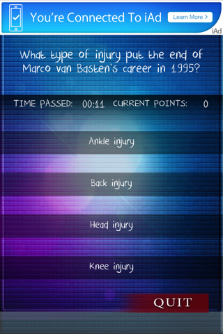 Soccer Quiz - Great Trivia game for soccer fans Games