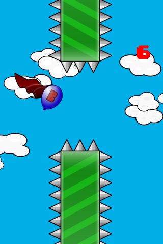 Flappy Cape - Super Balloony screenshot 2