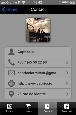 Capriccio traiteur screenshot 4