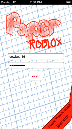 Paper Roblox Dans L App Store - how to hack roblox account on iphone roblox papercraft