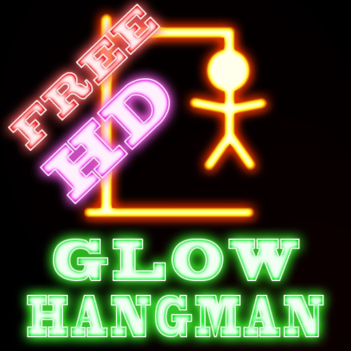 Glow Hangman - HD : FREE iOS App