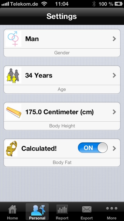 Bmi/BodyFat Calculator+More screenshot-3