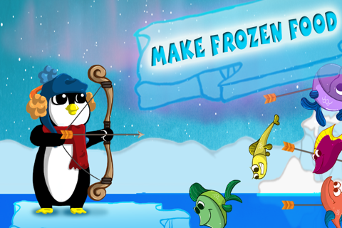 Frozen Food Maker, Penguin Archery Game screenshot 3