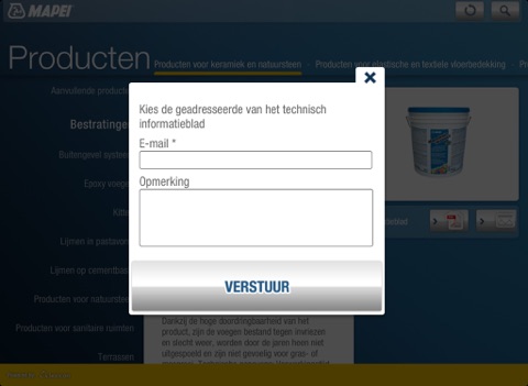 Mapei NL screenshot 4
