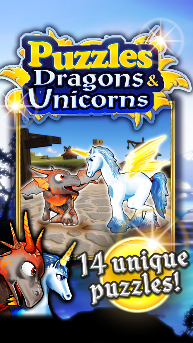 How to cancel & delete Puzzles dragons & unicorns puzzle game collection for kids and toddlers from iphone & ipad 1