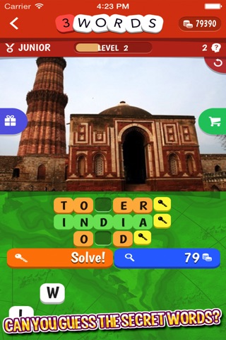 3 Words: Geography  – see a pic of a famous place, guess the three hidden words screenshot 3