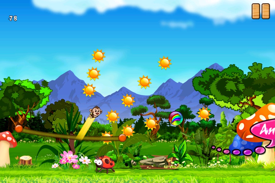 Baby Monkey Bounce : Banana Temple Forest Edition 2 screenshot 3