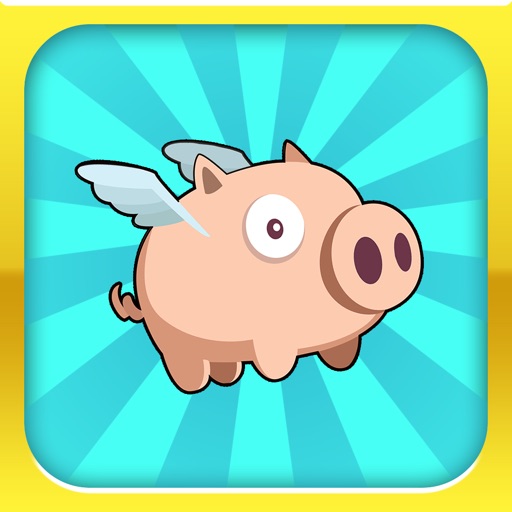Farm Pig Flyer - Flapping Farting Super Barnyard Animal Icon