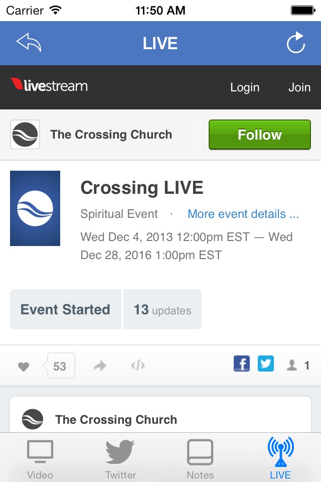 The Crossing Church | App screenshot 3